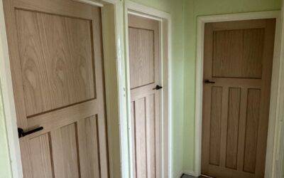 Bell Joinery’s Latest Oak Veneered Door Installation in Fairfield, Stockton